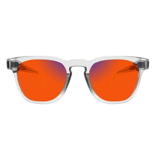 Don't Let Digital Eye Strain Hold You Back in India! Unleash Your Potential with Sleepaxa Eclate Crystal White Amber Tinted Glasses - SleepAxa