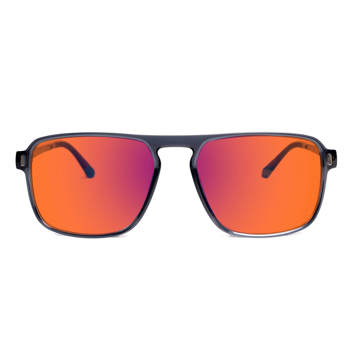 Amber Tinted Blue Block Glasses for Sleep & Eye Strain - Sleepaxa Lumiere Prescription Amber Tinted Glasses, Indoor & Outdoor Use - SleepAxa