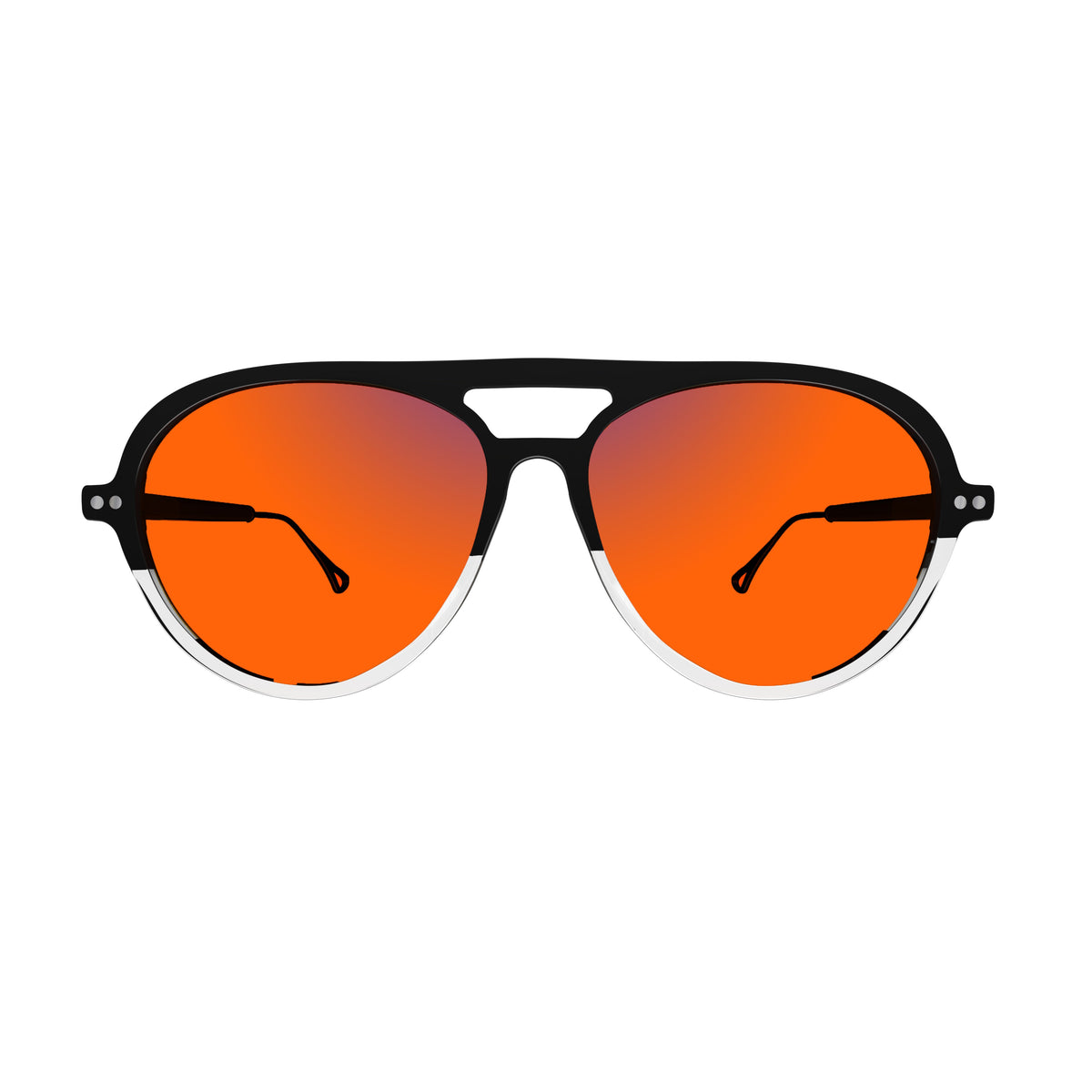 Sleepaxa Opulent Carbon Grey : Advanced Blue & Green Light Blocking Sleep Glasses - Premium Aviator Design - SleepAxa