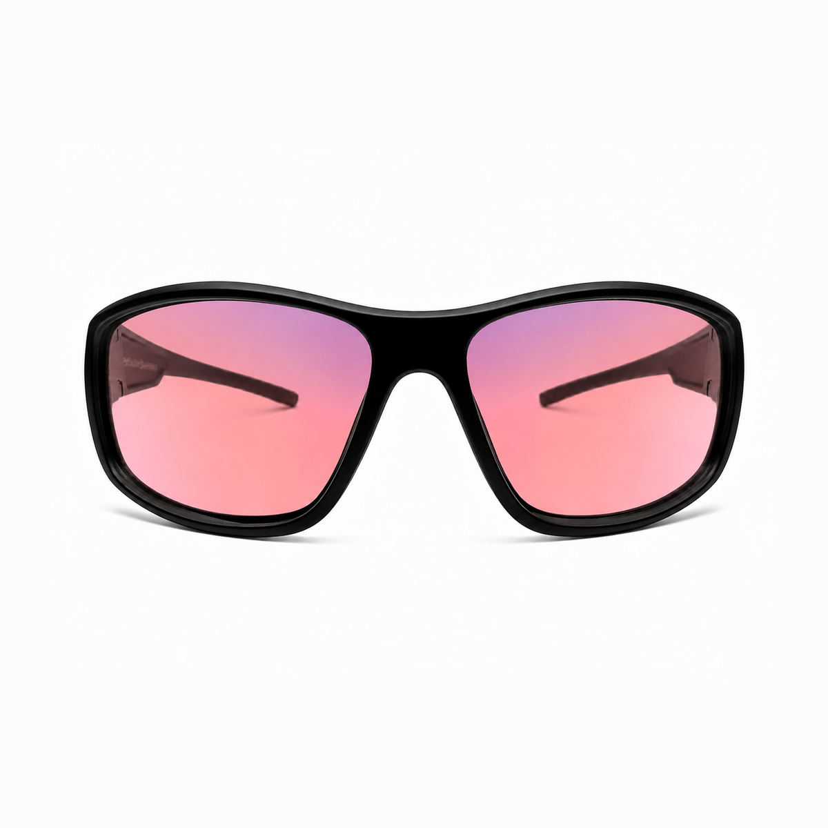 Sleepaxa Facial Wrap FL-41 Migraine Glasses – front view, rose FL-41 tinted lens