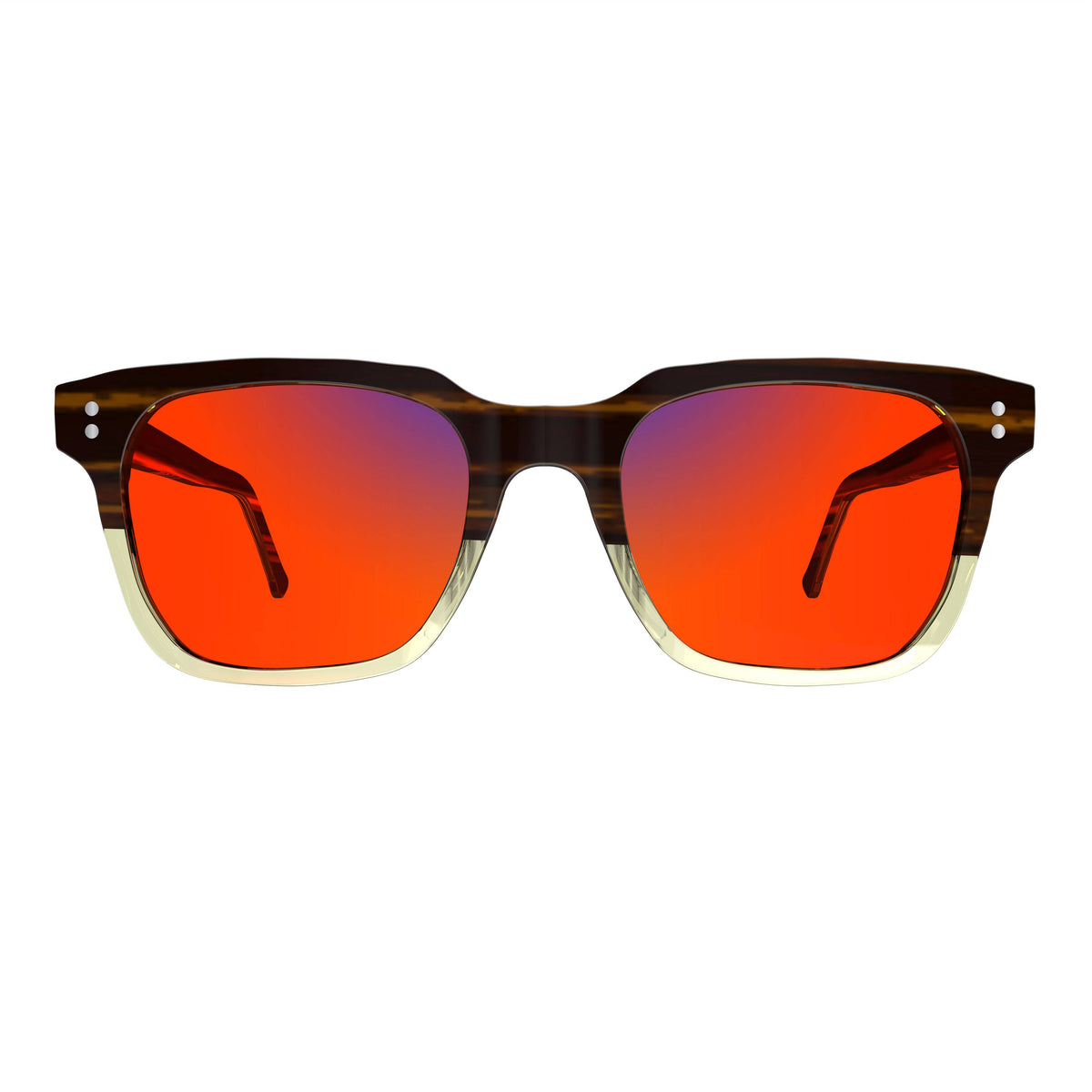 Premium Acetate Amber Tinted Glasses: Sleepaxa Artisan Espresso Brown for Stylish Sleep & Eye Protection - SleepAxa