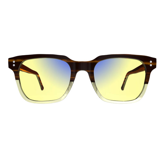 Sleepaxa Artisan Espresso Brown Gaming Glasses - SleepAxa