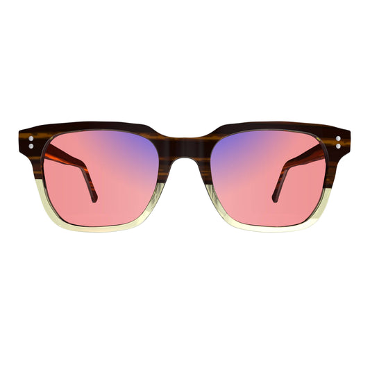 FL41 Migraine & Light Sensitivity Glasses: Stylish Relief with Sleepaxa Artisan Espresso Brown - SleepAxa