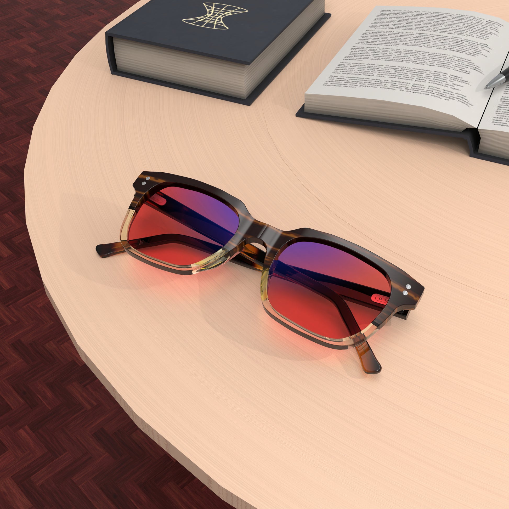 FL41 Migraine & Light Sensitivity Glasses: Stylish Relief with Sleepaxa Artisan Espresso Brown - SleepAxa