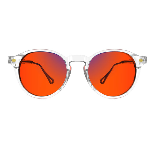Luxury Sleep Glasses India: Sleepaxa Mosaic Golden Glass with Advanced Blue Light Blocking - SleepAxa