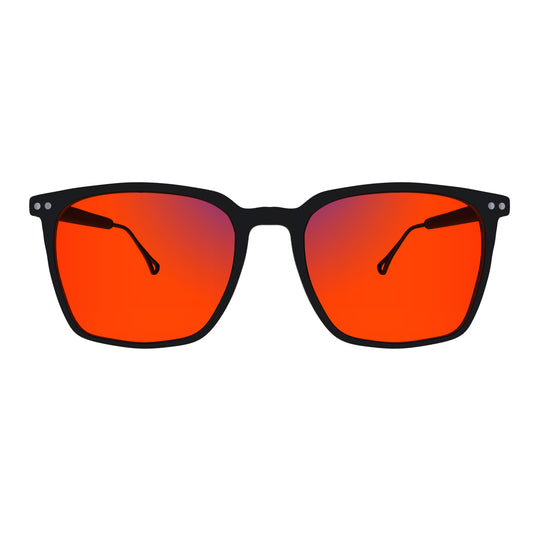 Sleepaxa Solstice Jet Black Sleep Glasses: Block Blue Light, Improve Sleep, India's Best ! - SleepAxa