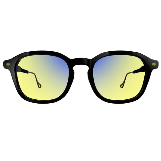 Sleepaxa Chrono Gunmetal Black Gaming Glasses: Dominate Your Game with Enhanced Vision & Comfort - SleepAxa