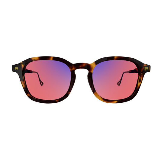 Sleepaxa Chrono Burnt Umber | Premium FL-41 Migraine Relief Glasses for Photophobia & Light Sensitivity