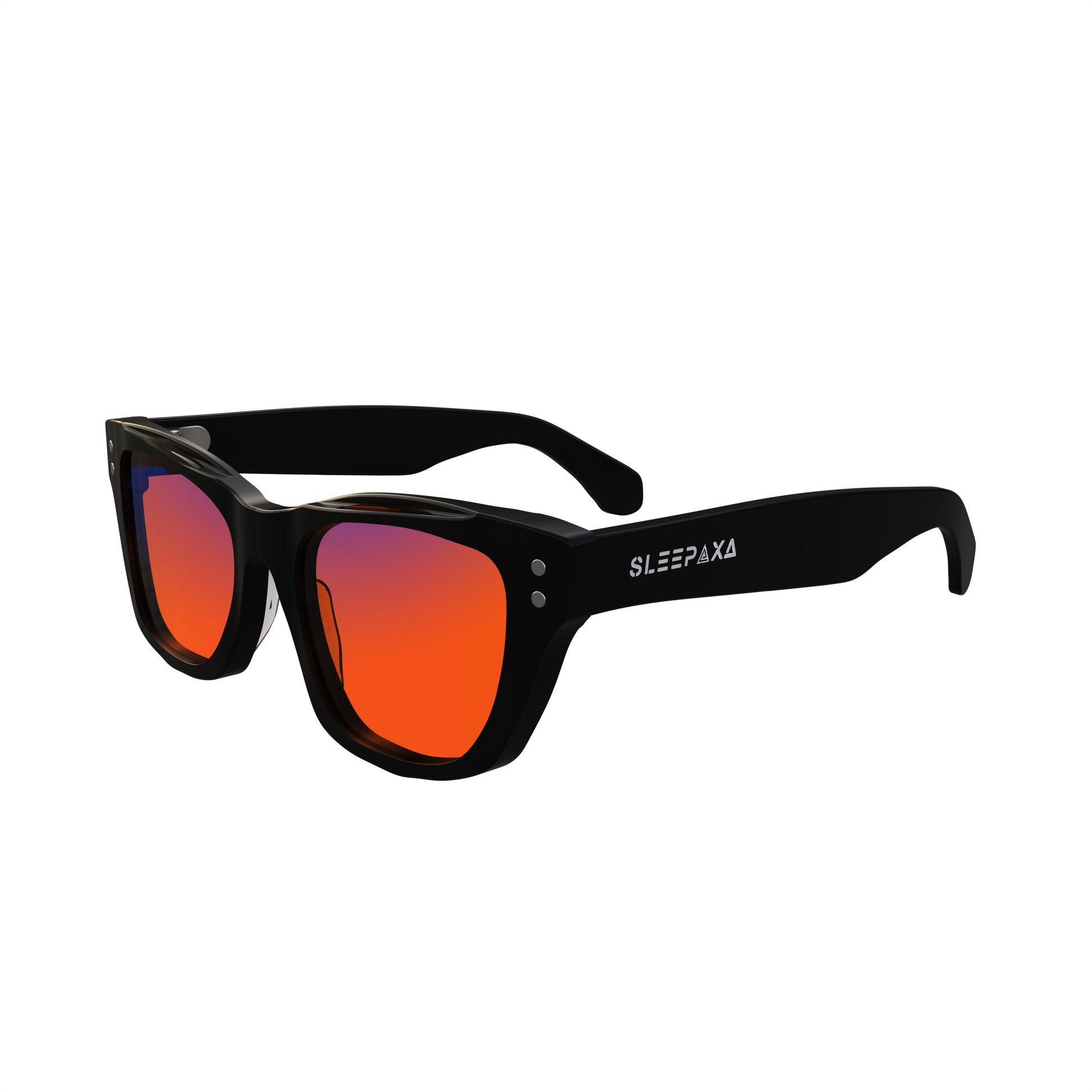 Best Blue Light Blocking Glasses for Insomnia & Jet Lag – Sleepaxa Panache Jet Black (India) - SleepAxa