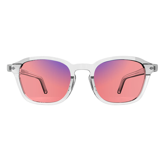 Sleepaxa Eclate Crystal White Migraine Glasses: Soothe Light Sensitivity & Photophobia - SleepAxa