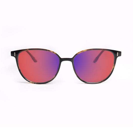 Sleepaxa Voirch 9g Ultra-Lightweight FL-41 Photophobia Glasses in Twilight Brown Fade