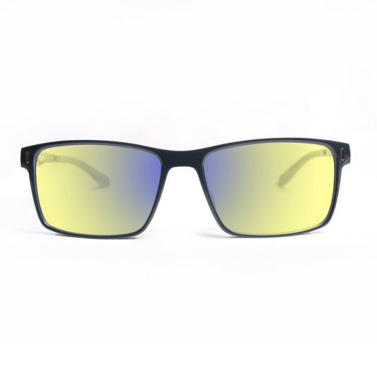 Sleepaxa Yeux Slate Jet Grey Yellow Tinted Blue Block Gaming Glasses For Gaming & Computer - SleepAxa