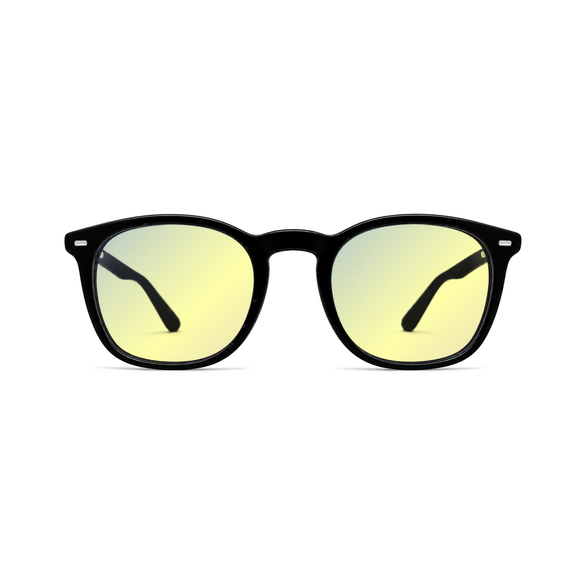 Sleepaxa Halcyon Slate Black DayActive yellow lens glasses - front view