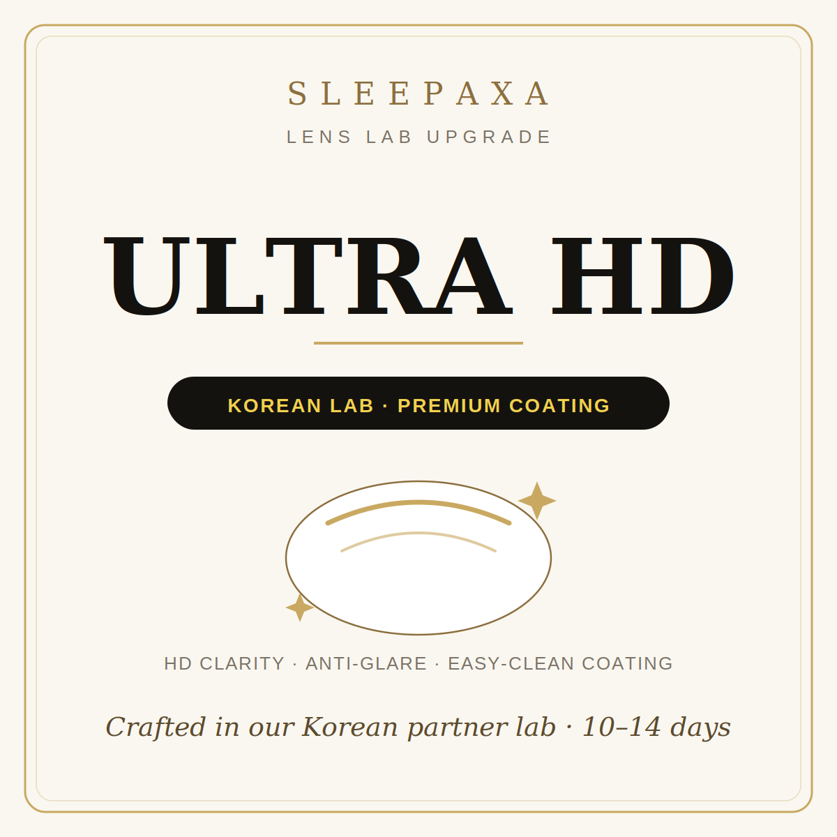 Korean Lab Lenses — Ultra HD Clarity & Coating
