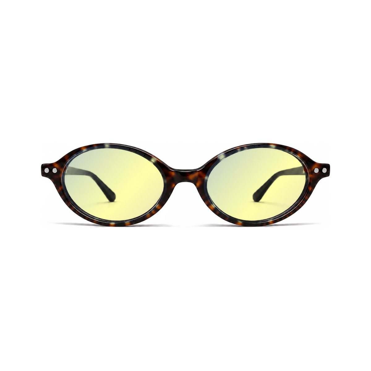 Sleepaxa Riviera Tortoise Brown DayActive yellow lens glasses - front view