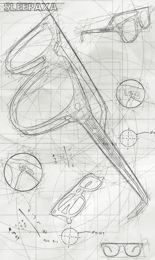 Sleepaxa lens engineering blueprint - patented FL-41 design technology
