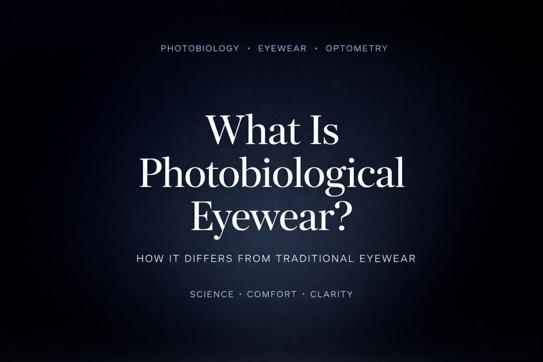 Photobiological Eyewear ? How It Differs from Traditional Eyewear