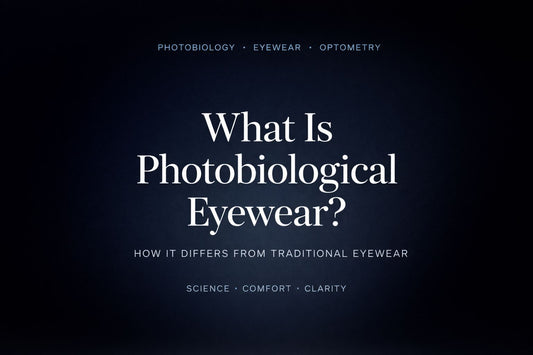 Photobiological Eyewear ? How It Differs from Traditional Eyewear