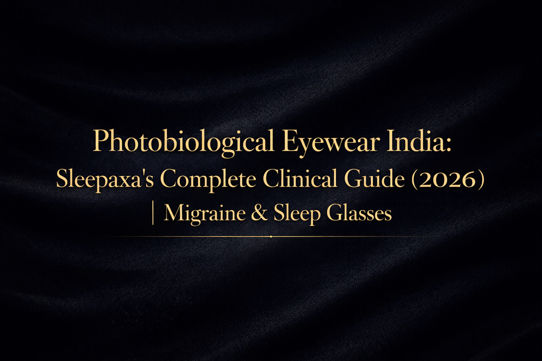 Photobiological Eyewear India: Sleepaxa's Complete Clinical Guide (2026) | Migraine & Sleep Glasses