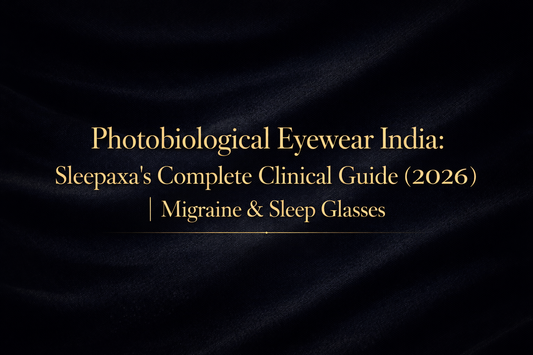 Photobiological Eyewear India: Sleepaxa's Complete Clinical Guide (2026) | Migraine & Sleep Glasses