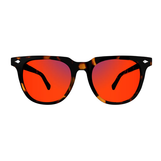 Sleepaxa Elixir Crater Brown Sleep Glasses: Block Blue Light, Improve Sleep, Boost Melatonin