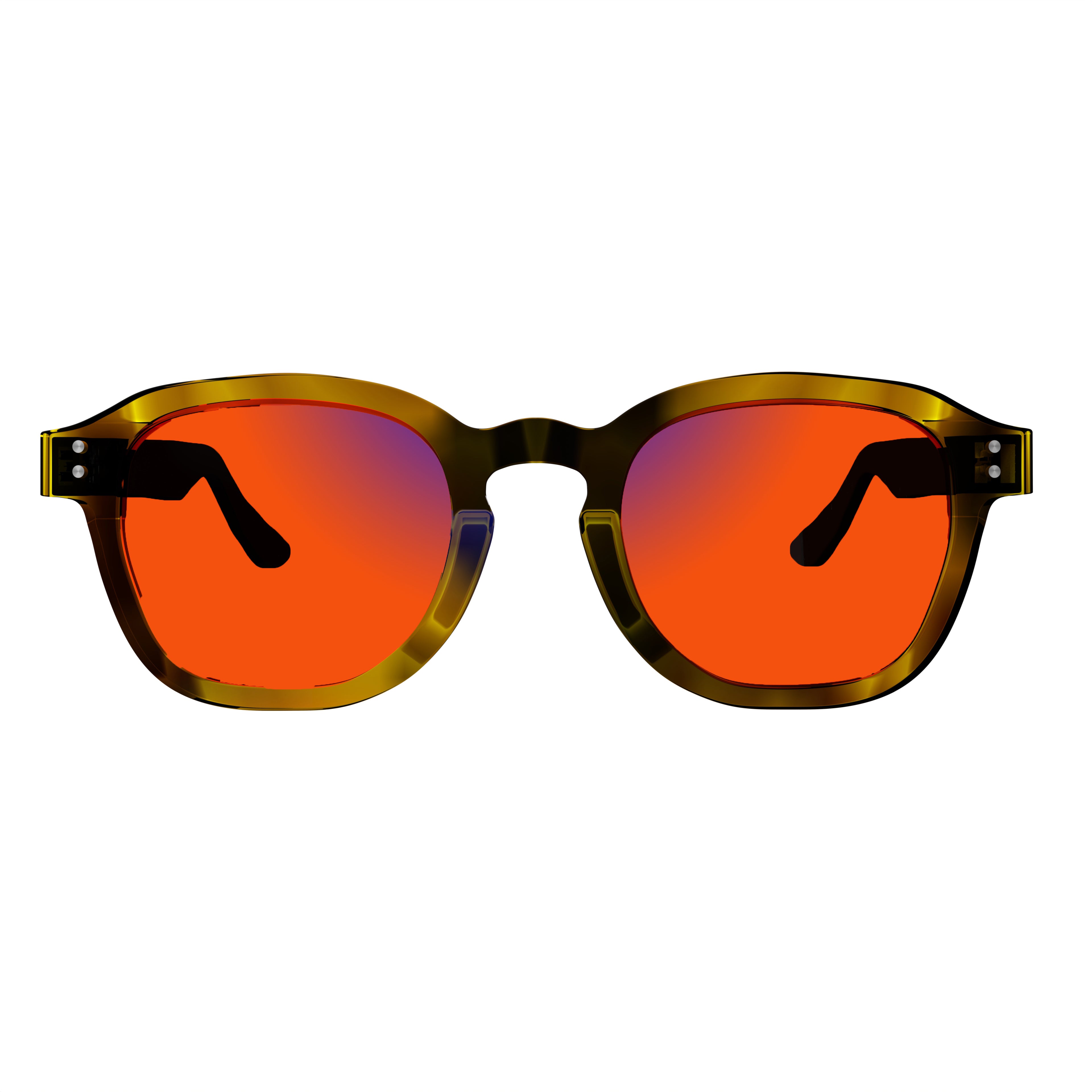 Amber colored fashion glasses sleep