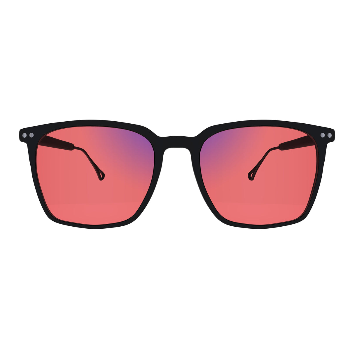 Sleepaxa Solstice Jet Black FL41 Tinted Migraine Glasses: Ultimate Stylish Relief for Migraines and Photophobia with Advanced Blue Light Blocking Technology - SleepAxa