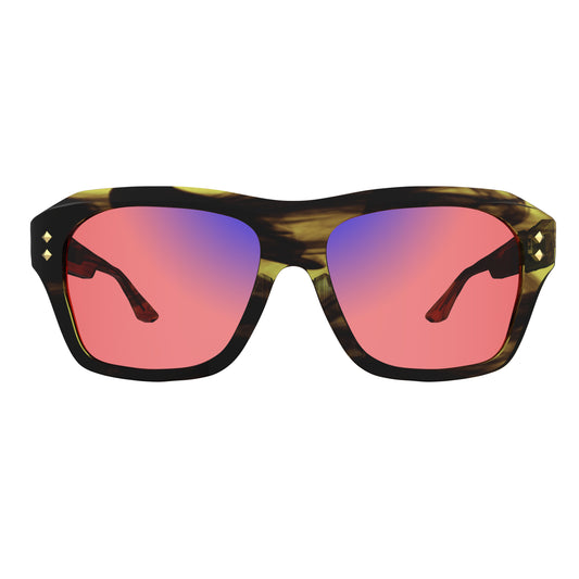 Sleepaxa Celestial Camel Tone FL41 Migraine Glasses: Relief for Light Sensitivity & Photophobia