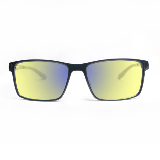 Sleepaxa Yeux Slate Jet Grey Yellow Tinted Blue Block Gaming Glasses For Gaming & Computer