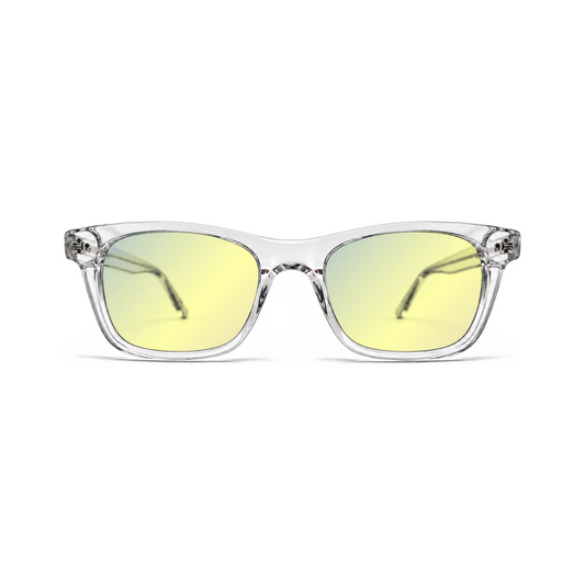 Sleepaxa Hudson Crystal Clear DayActive yellow lens glasses - front view